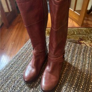 Marc Fisher Rich Burgundy Knee High Boots
